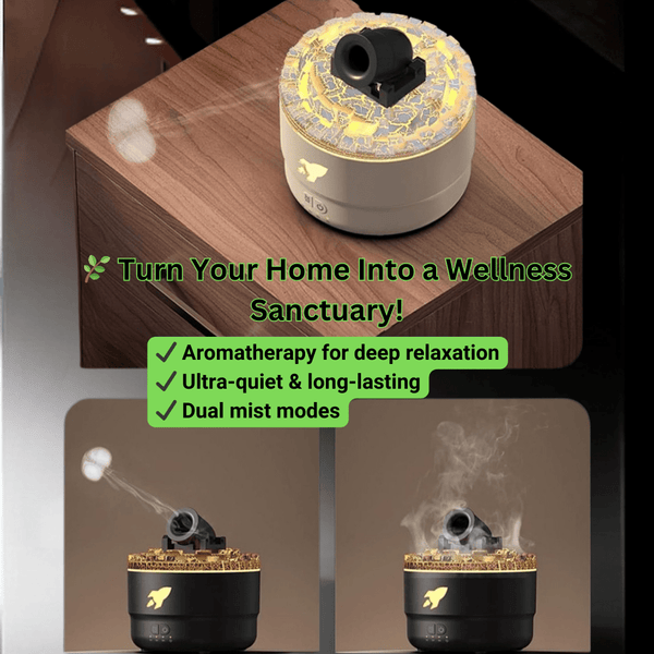 FlameGlow™ Cannon Aromatherapy Diffuser 🌿🔥 - GDNA