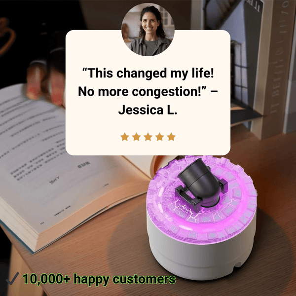 🔥 FlameGlow™ Viral Cannon Diffuser – Instantly Clears Congestion, Opens Airways & Helps You Recover Faster! 🔥 - GDNA