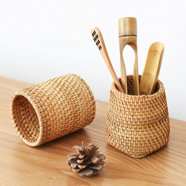 Handwoven Rattan Storage Baskets – Eco - Friendly & Stylish Organization! - GDNA