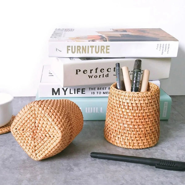 Handwoven Rattan Storage Baskets – Eco - Friendly & Stylish Organization! - GDNA