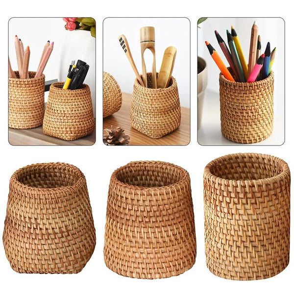Handwoven Rattan Storage Baskets – Eco - Friendly & Stylish Organization! - GDNA