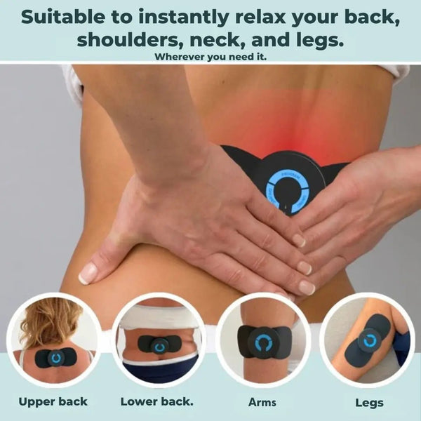 Relivex™ Portable EMS Massager – Wireless Muscle Stimulator for Daily Recovery & Relaxation - GDNA