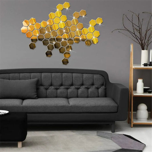 3D Mirror Wall Sticker Home Decor - GDNA