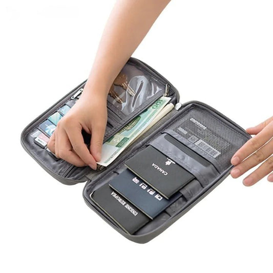 All - in - One Travel Organizer – Secure Your Cards & Passport in Style! - GDNA