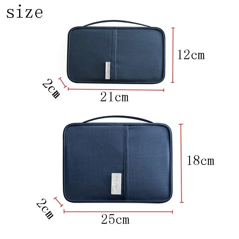 All - in - One Travel Organizer – Secure Your Cards & Passport in Style! - GDNA