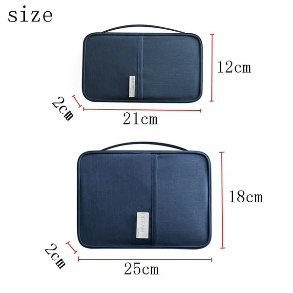 All - in - One Travel Organizer – Secure Your Cards & Passport in Style! - GDNA