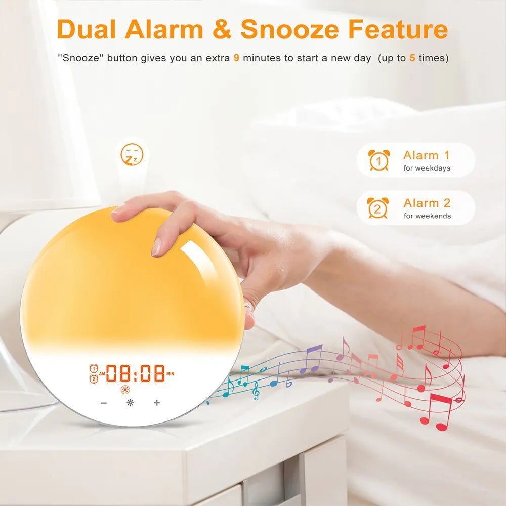 Digital Nightlight Clock – Style, Comfort, and Functionality for Your Bedside! - GDNA