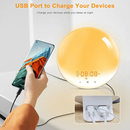 Digital Nightlight Clock – Style, Comfort, and Functionality for Your Bedside! - GDNA