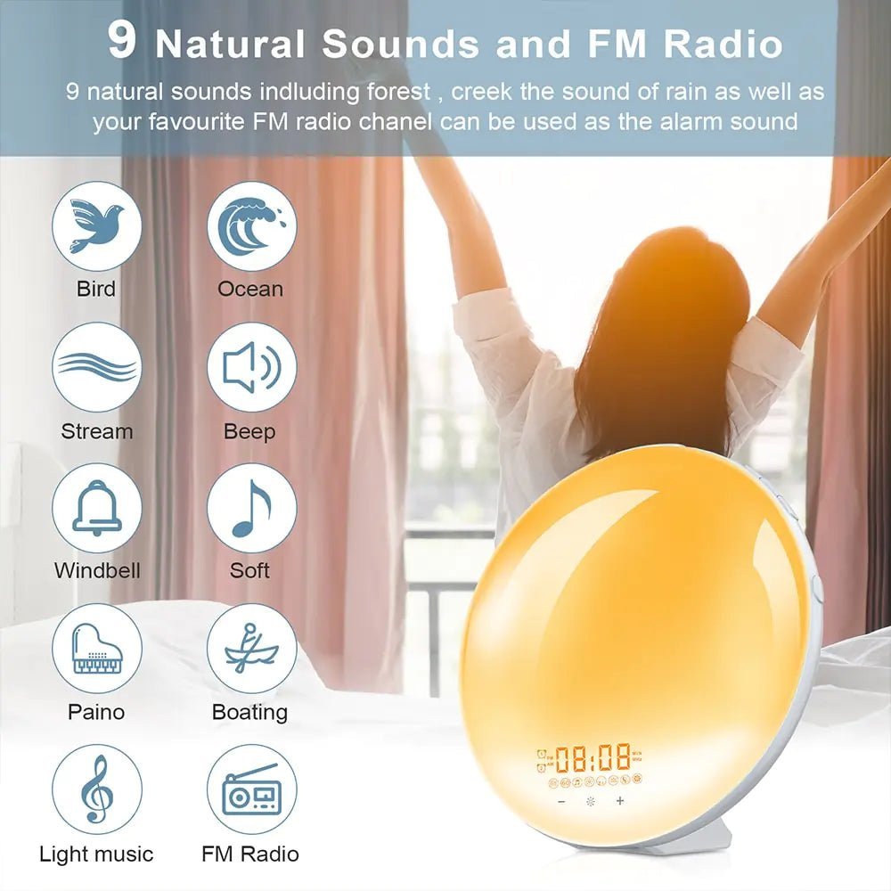 Digital Nightlight Clock – Style, Comfort, and Functionality for Your Bedside! - GDNA