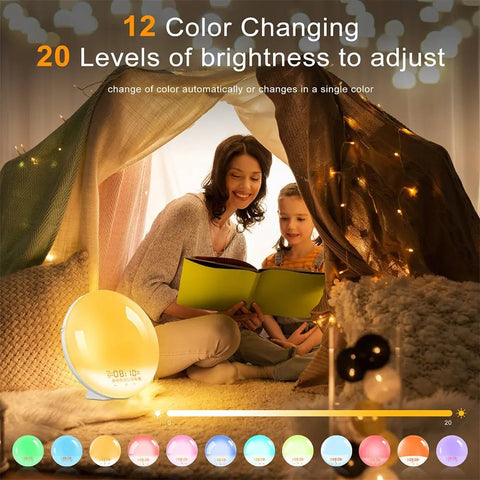 Digital Nightlight Clock – Style, Comfort, and Functionality for Your Bedside! - GDNA