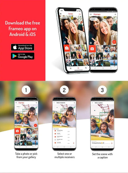 Digital Photo Frame – Vivid Memories, Seamless Connectivity, and Timeless Style! - GDNA