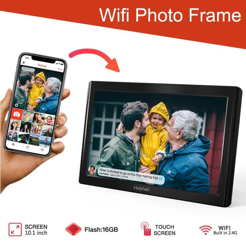 Digital Photo Frame – Vivid Memories, Seamless Connectivity, and Timeless Style! - GDNA