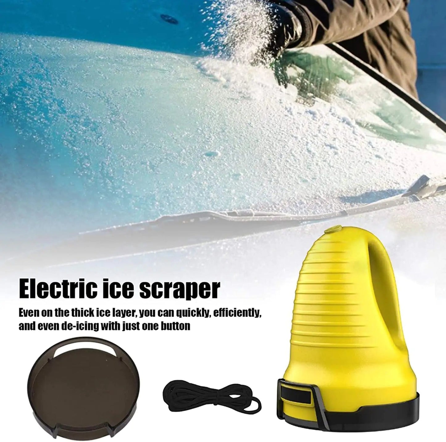 Electric Heated Car Snow Scraper - GDNA