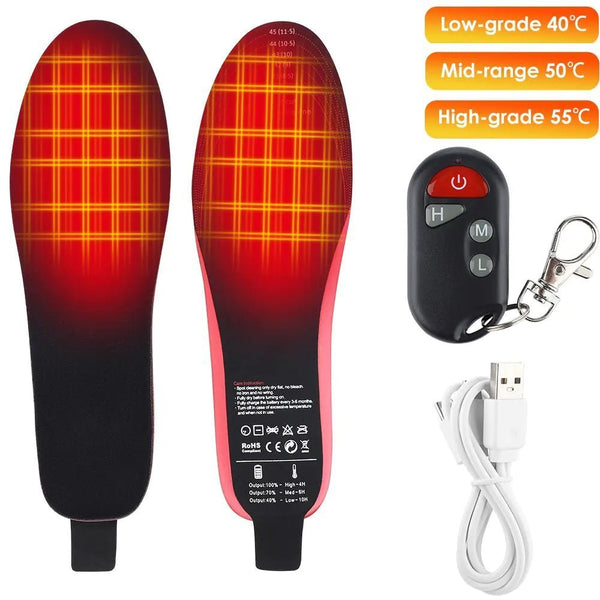 Electric Heated Insoles – Adjustable Warmth for Cozy Winter Feet! - GDNA
