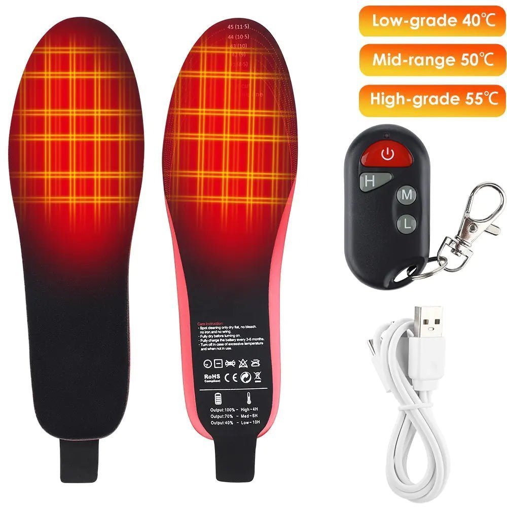 Electric Heated Insoles – Adjustable Warmth for Cozy Winter Feet! - GDNA