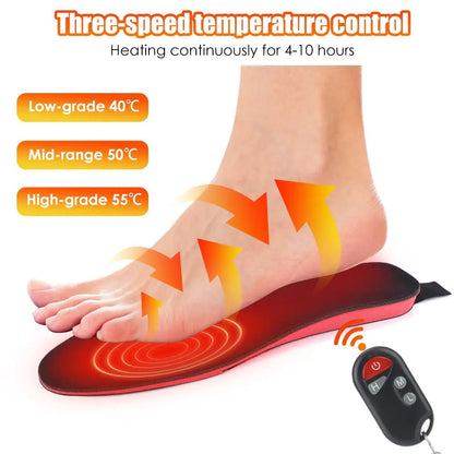 Electric Heated Insoles – Adjustable Warmth for Cozy Winter Feet! - GDNA