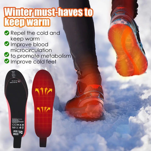 Electric Heated Insoles – Adjustable Warmth for Cozy Winter Feet! - GDNA