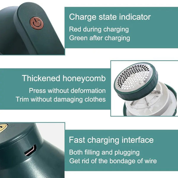 Electric Lint Remover – Rechargeable, Portable, and Perfect for Flawless Fabrics! - GDNA