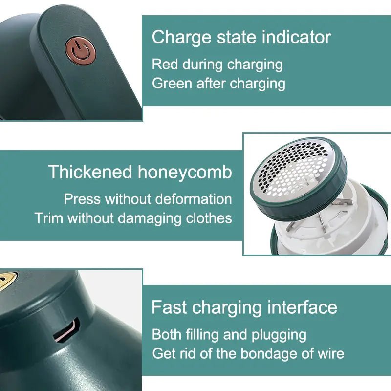 Electric Lint Remover – Rechargeable, Portable, and Perfect for Flawless Fabrics! - GDNA