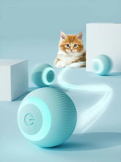 Electric Rolling Cat Ball – Endless Fun & Mental Stimulation for Your Feline! - GDNA