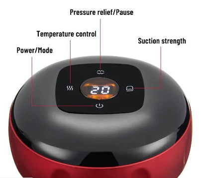 Electric Vacuum Cupping Massager – Relieve Tension & Boost Circulation at Home! - GDNA