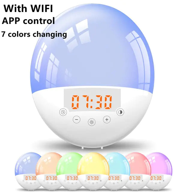 Digital Nightlight Clock – Style, Comfort, and Functionality for Your Bedside!