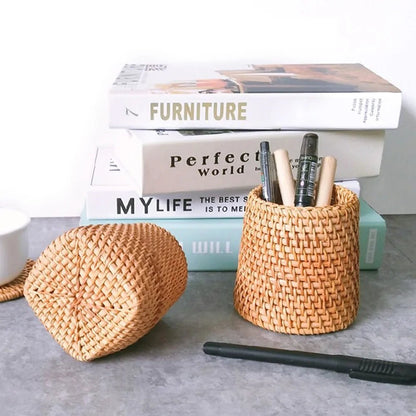 Handwoven Rattan Storage Baskets – Eco - Friendly & Stylish Organization! - GDNA