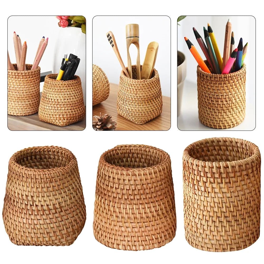 Handwoven Rattan Storage Baskets – Eco - Friendly & Stylish Organization! - GDNA