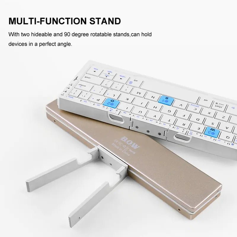 Mini Foldable Bluetooth Keyboard – Ultra - Portable, Versatile, and Durable! - GDNA