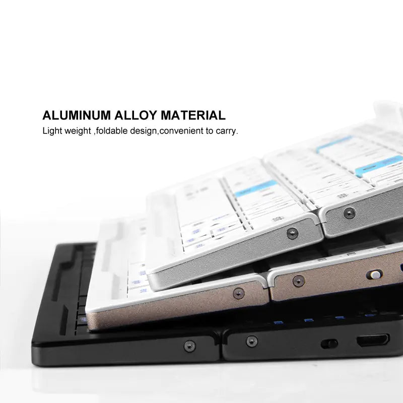 Mini Foldable Bluetooth Keyboard – Ultra - Portable, Versatile, and Durable! - GDNA