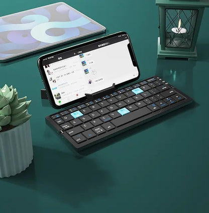 Mini Foldable Bluetooth Keyboard – Ultra - Portable, Versatile, and Durable! - GDNA