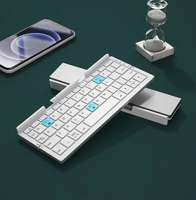 Mini Foldable Bluetooth Keyboard – Ultra - Portable, Versatile, and Durable! - GDNA
