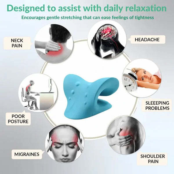 Neck Cloud Gen 2.0 Restorative Cervical Pillow with Massage Traction - GDNA