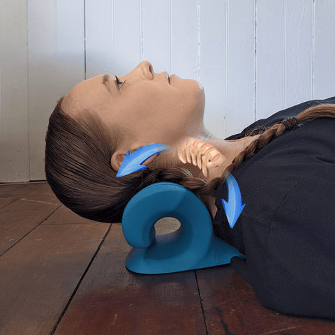 contoured cervical pillow for improving sleep posture naturally