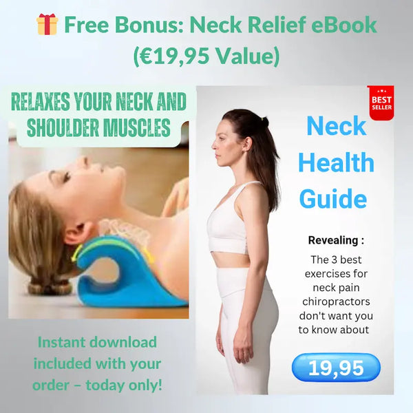 Lightweight orthopedic neck pillow and posture corrector alternative for screen-time recovery at home.