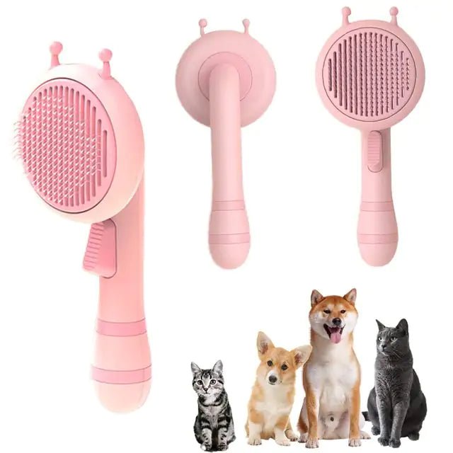 Pumpkin Pet Brush, Self Cleaning Slicker Brush - GDNA