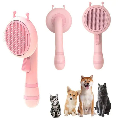 Pumpkin Pet Brush – Self - Cleaning Slicker Brush for Easy, Gentle Grooming! - GDNA
