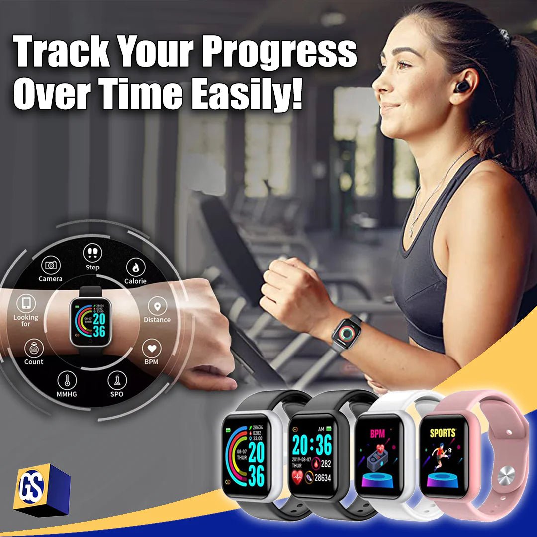 Waterproof Sport Fitness Smart Watch - GDNA