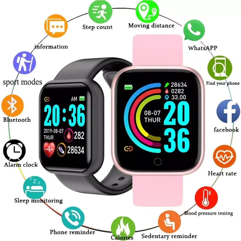 Waterproof Sport Fitness Smart Watch - GDNA